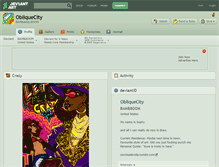 Tablet Screenshot of obliquecity.deviantart.com