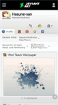 Mobile Screenshot of hasune-san.deviantart.com
