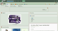 Desktop Screenshot of lilish.deviantart.com