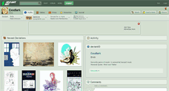 Desktop Screenshot of exodiark.deviantart.com