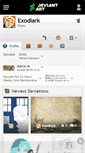 Mobile Screenshot of exodiark.deviantart.com