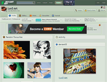 Tablet Screenshot of luvz-art.deviantart.com