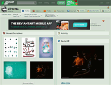 Tablet Screenshot of alirezzza.deviantart.com