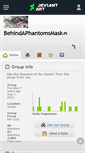 Mobile Screenshot of behindaphantomsmask.deviantart.com