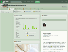Tablet Screenshot of behindaphantomsmask.deviantart.com
