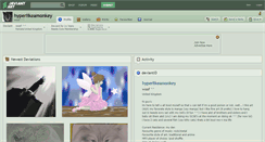 Desktop Screenshot of hyperlikeamonkey.deviantart.com