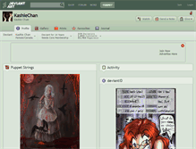 Tablet Screenshot of kashiechan.deviantart.com