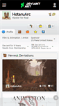 Mobile Screenshot of hotaruarc.deviantart.com