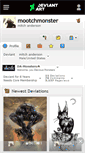 Mobile Screenshot of mootchmonster.deviantart.com