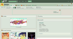 Desktop Screenshot of interplus.deviantart.com