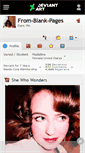Mobile Screenshot of from-blank-pages.deviantart.com