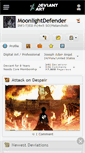 Mobile Screenshot of moonlightdefender.deviantart.com