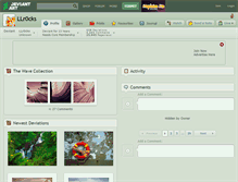 Tablet Screenshot of llr0cks.deviantart.com