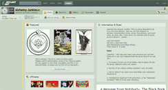 Desktop Screenshot of alchemy-junkies.deviantart.com