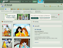Tablet Screenshot of air-nomads.deviantart.com