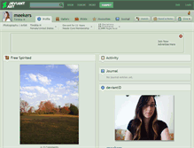 Tablet Screenshot of meekers.deviantart.com