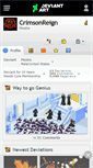 Mobile Screenshot of crimsonreign.deviantart.com