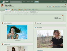 Tablet Screenshot of l0st-bride.deviantart.com