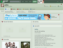 Tablet Screenshot of aetha.deviantart.com
