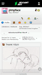 Mobile Screenshot of pimpface.deviantart.com