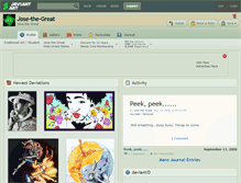 Tablet Screenshot of jose-the-great.deviantart.com
