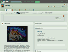 Tablet Screenshot of ekandy.deviantart.com