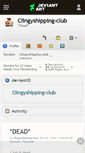 Mobile Screenshot of clingyshipping-club.deviantart.com