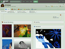 Tablet Screenshot of gristobar.deviantart.com