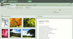Desktop Screenshot of mystik808.deviantart.com