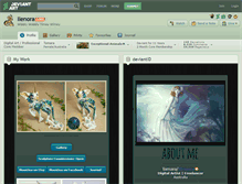 Tablet Screenshot of ilenora.deviantart.com