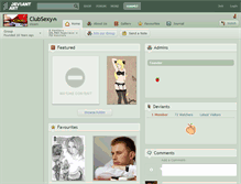 Tablet Screenshot of clubsexy.deviantart.com