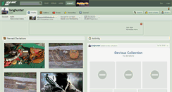 Desktop Screenshot of longhunter.deviantart.com