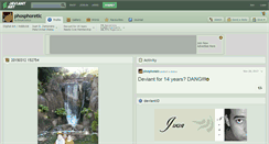 Desktop Screenshot of phosphoretic.deviantart.com