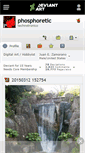 Mobile Screenshot of phosphoretic.deviantart.com