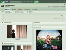 Tablet Screenshot of fragrantcorpse.deviantart.com