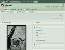 Tablet Screenshot of kobyharati.deviantart.com