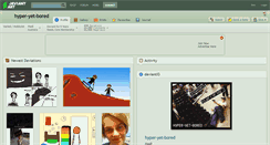Desktop Screenshot of hyper-yet-bored.deviantart.com