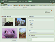 Tablet Screenshot of fotot.deviantart.com