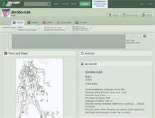 Tablet Screenshot of dorobo-rubi.deviantart.com
