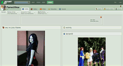 Desktop Screenshot of flamesofmoe.deviantart.com