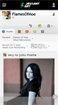 Mobile Screenshot of flamesofmoe.deviantart.com