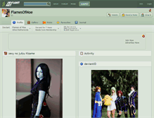 Tablet Screenshot of flamesofmoe.deviantart.com