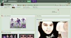 Desktop Screenshot of mightydargor.deviantart.com