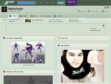 Tablet Screenshot of mightydargor.deviantart.com