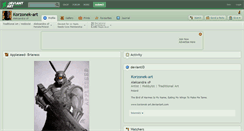 Desktop Screenshot of korzonek-art.deviantart.com