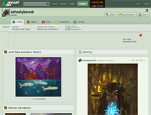 Tablet Screenshot of echoskybound.deviantart.com