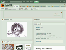 Tablet Screenshot of maitha555.deviantart.com