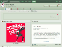 Tablet Screenshot of golden-okami.deviantart.com