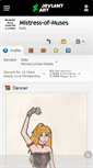 Mobile Screenshot of mistress-of-muses.deviantart.com