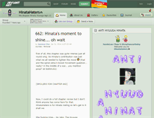 Tablet Screenshot of hinatahaters.deviantart.com